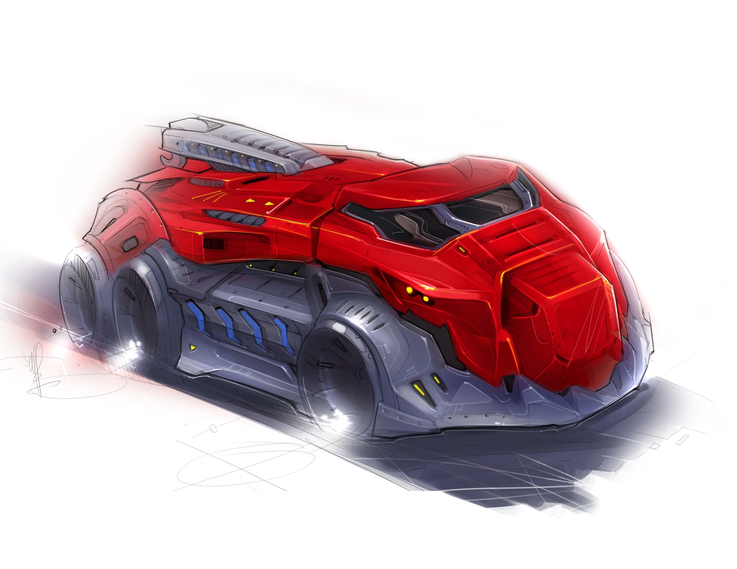 Power Rangers T-Rex Car Concept