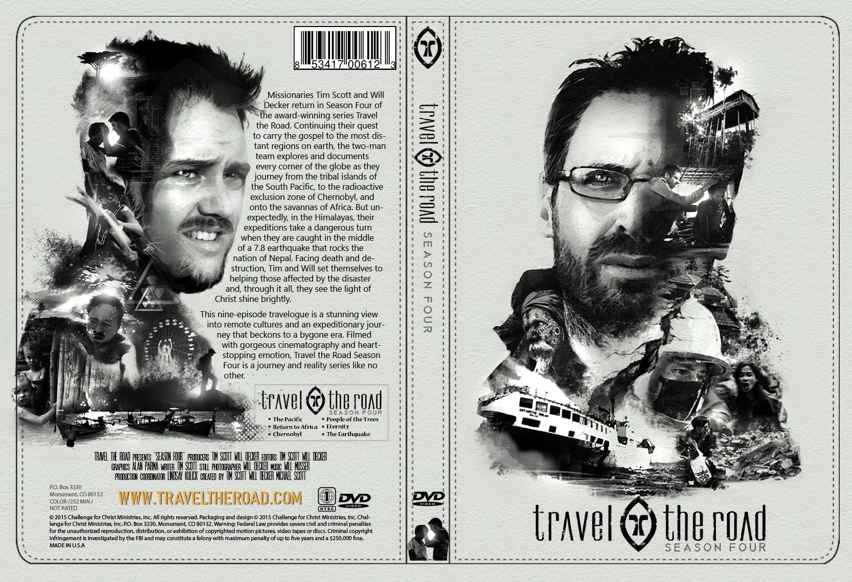 Travel the Road DVD Cover (Photoshop)