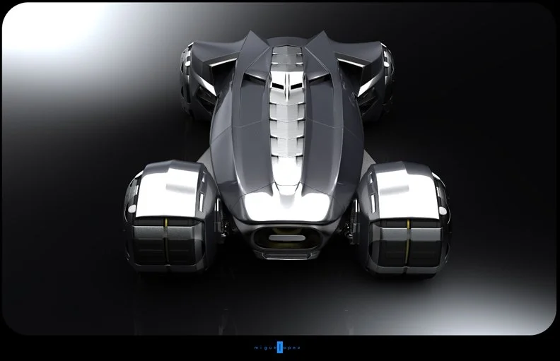 3D Personal Project: Batmobile (Maya)