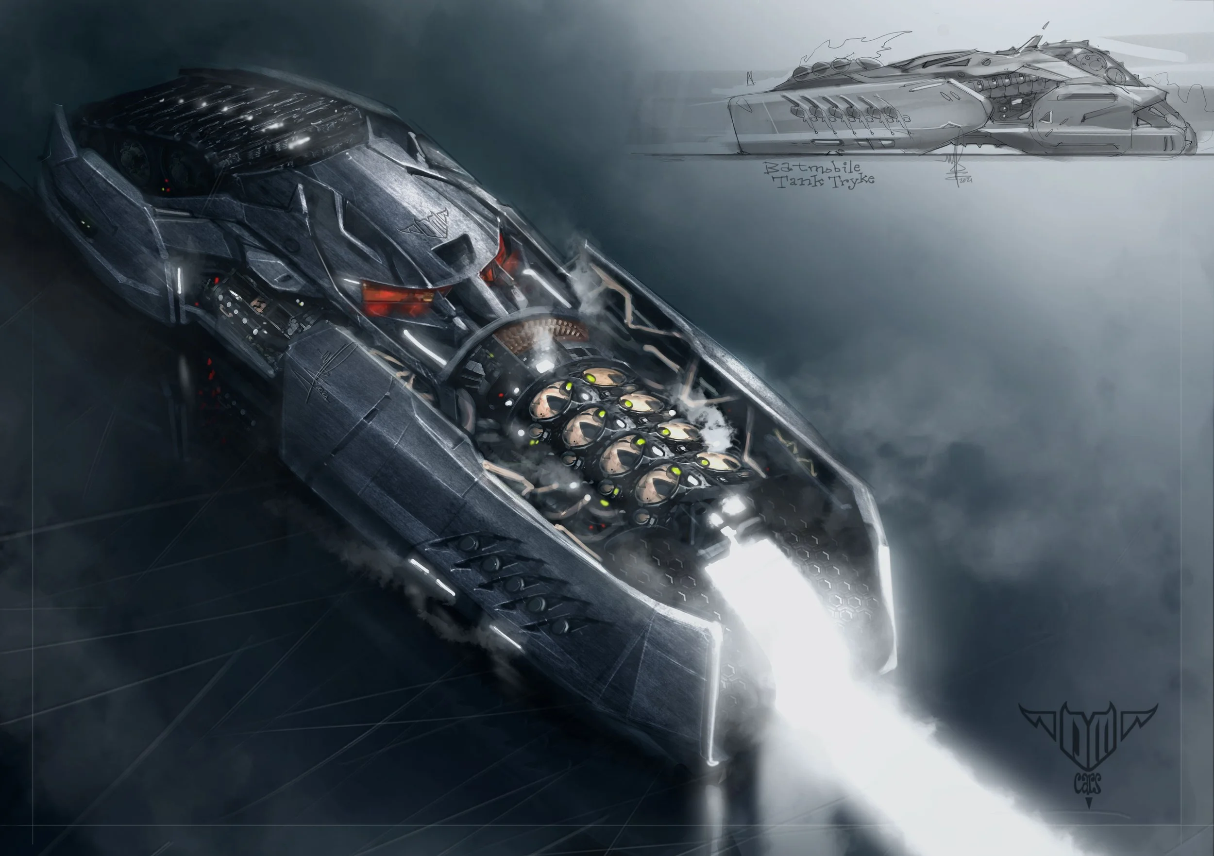 'BAT-TRYKE' (PHOTOSHOP)