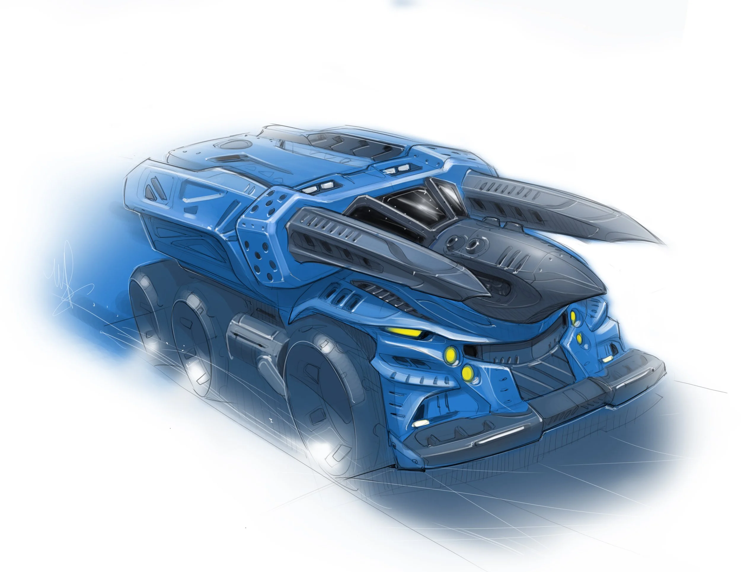 Power Rangers Triceratops Car Concept