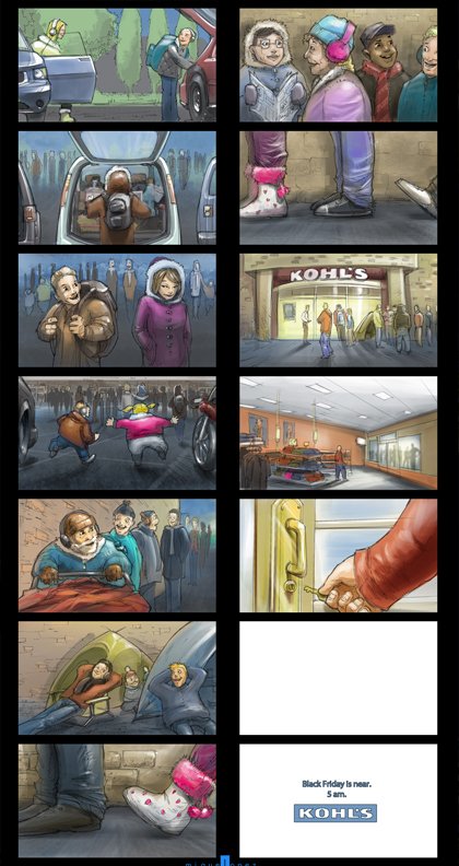 STORYBOARDS (KOHL'S)