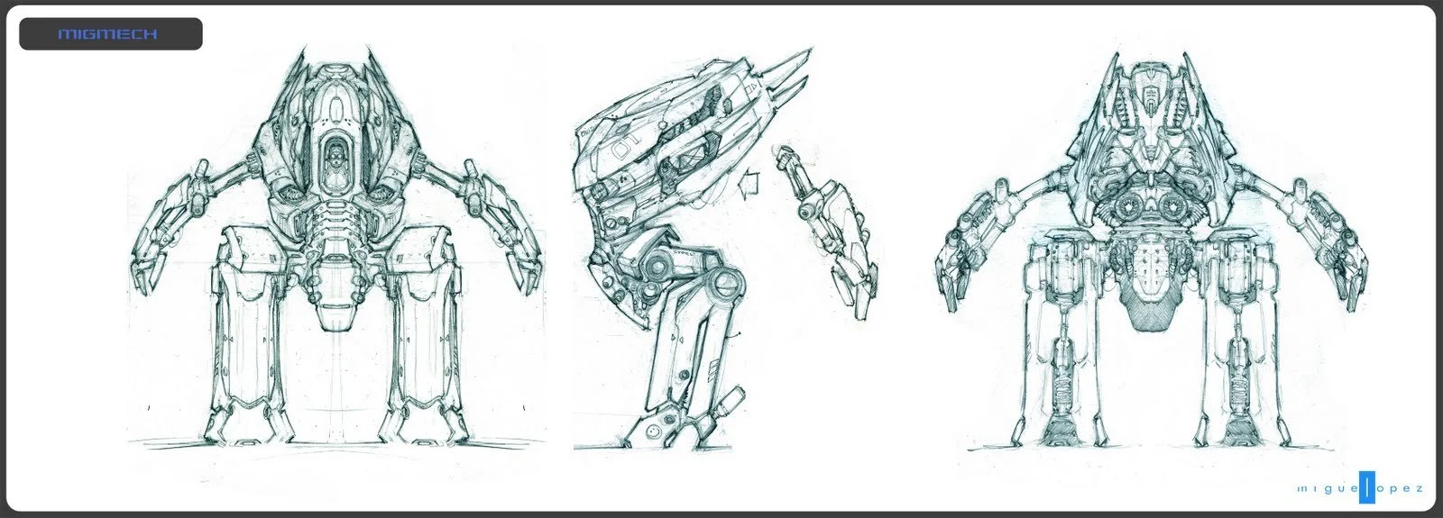 3D Personal Project: Mech (Photoshop)