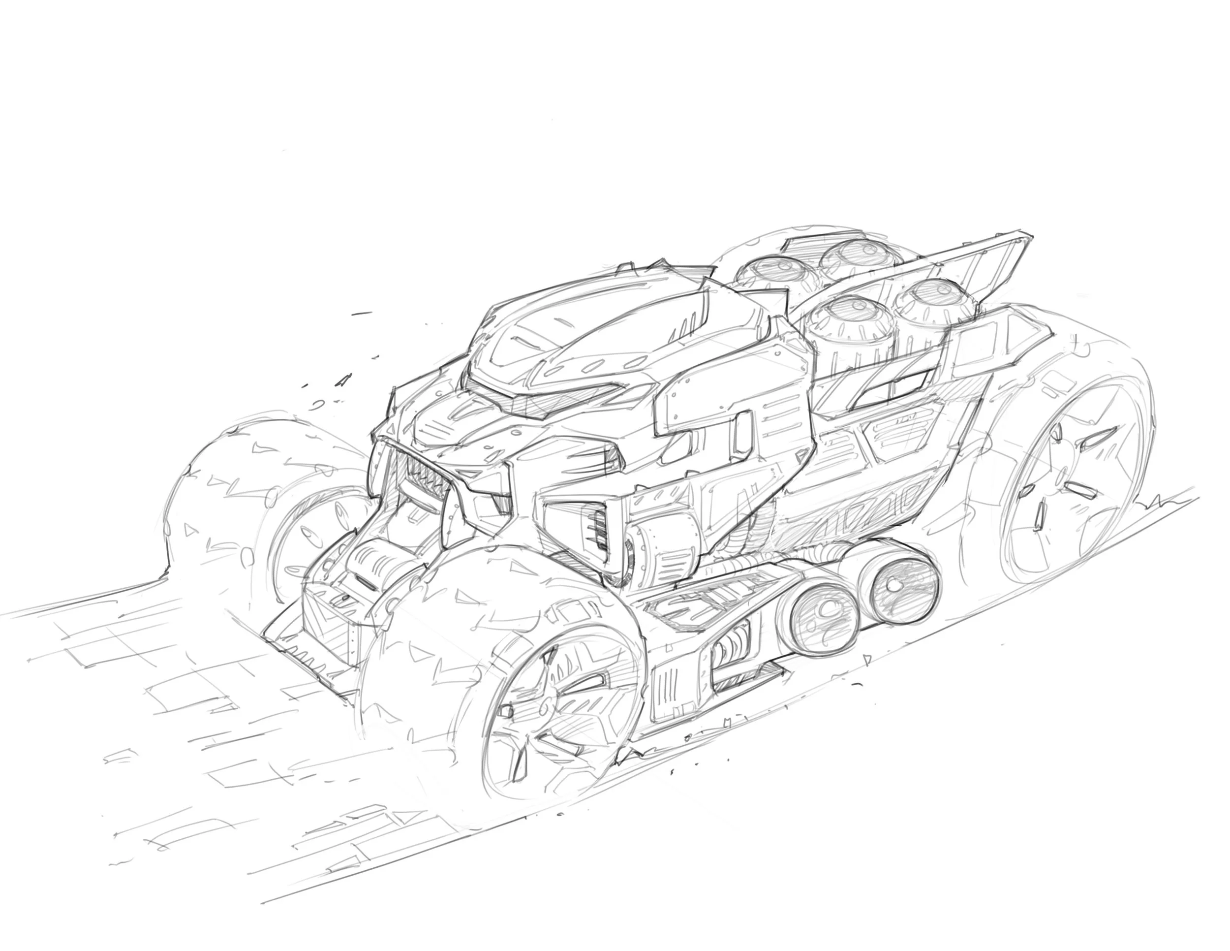 Power Rangers Green Ranger Car Concept