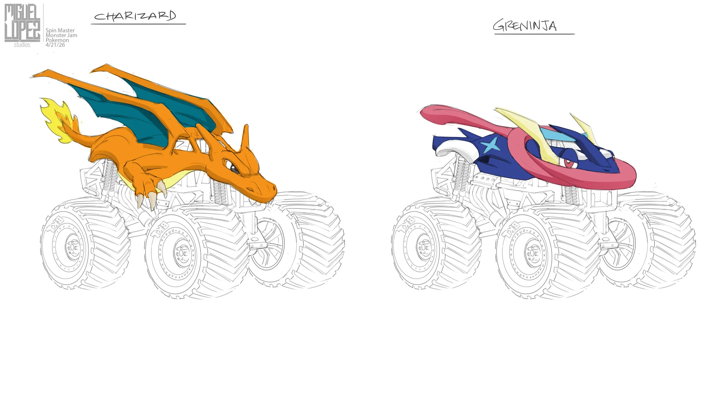 POKEMONsketchbatch1 CHARIZARD-GRENINJA2.jpg