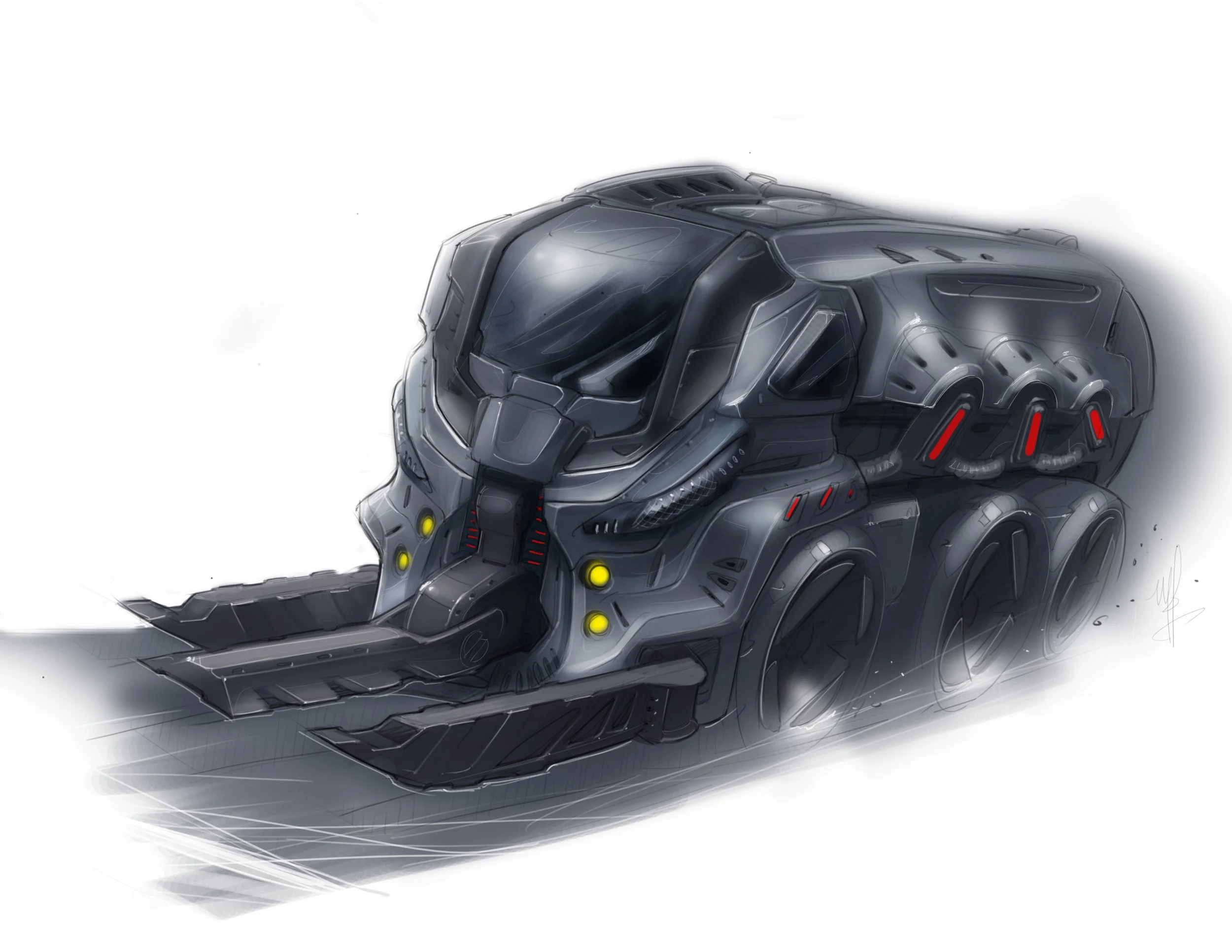 Power Rangers Mastadon Car Concept