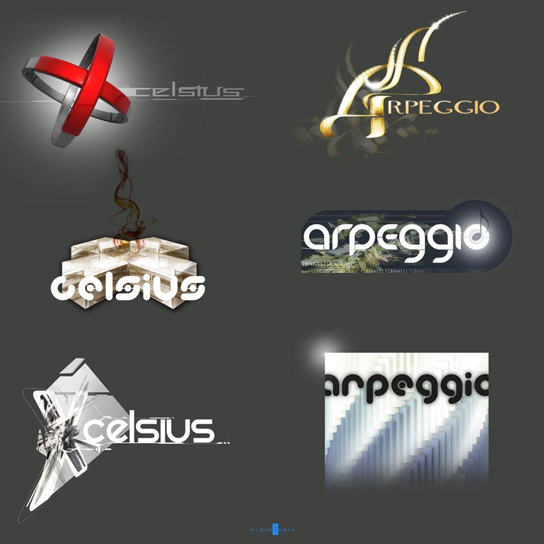 LOGOS (X-CELSIUS & ARPEGGIO LLC'S)