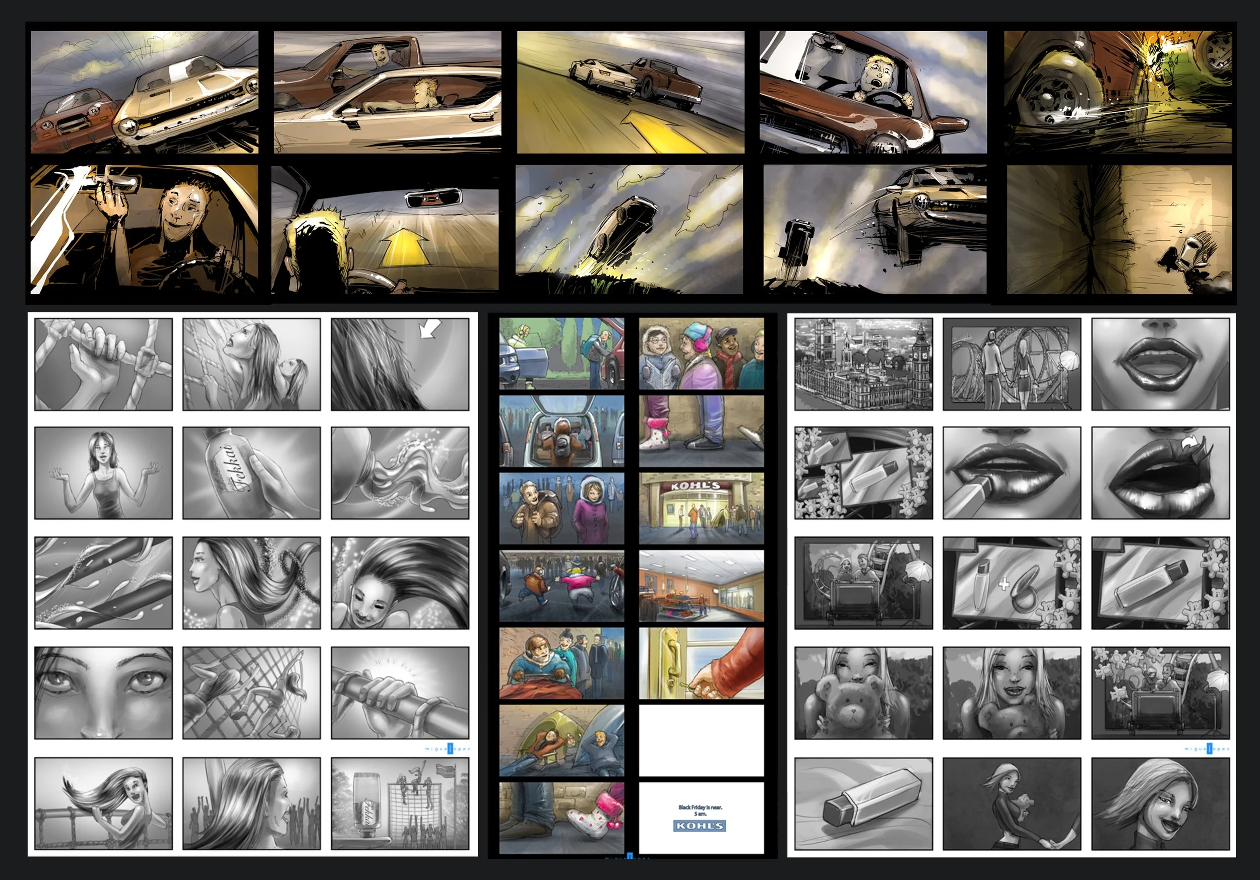STORYBOARDING (VARIOUS)