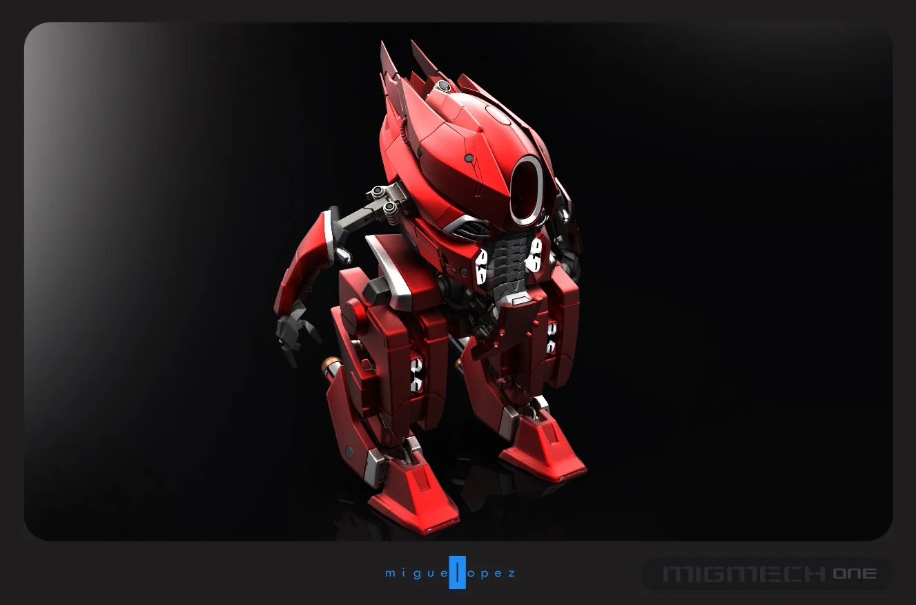 3D Personal Project: Mech (Maya)
