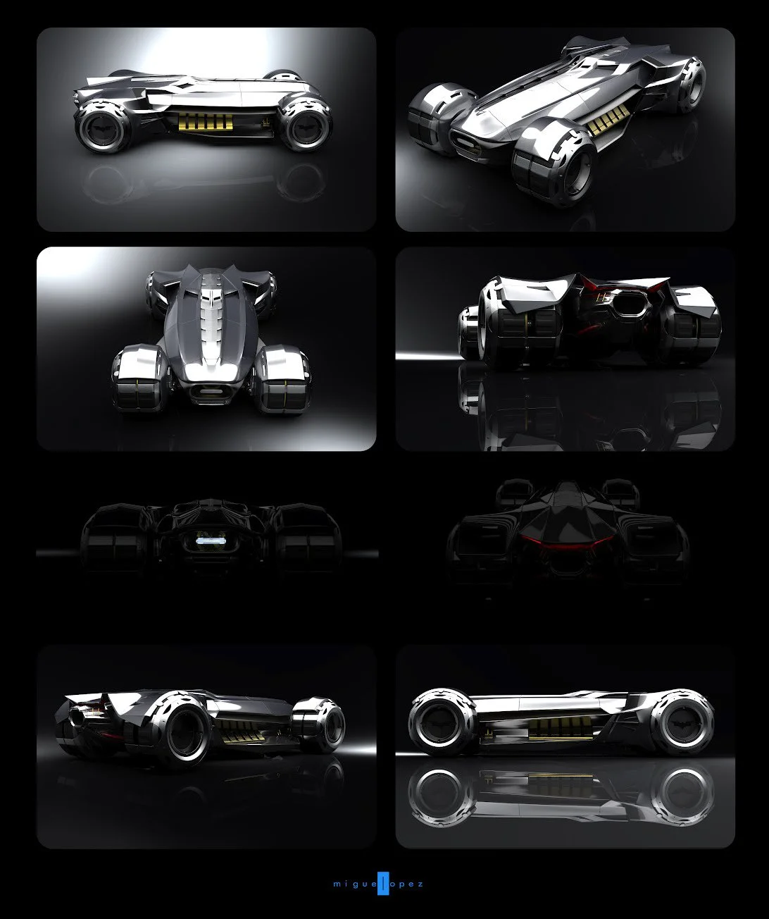 3D Personal Project: Batmobile (Maya)