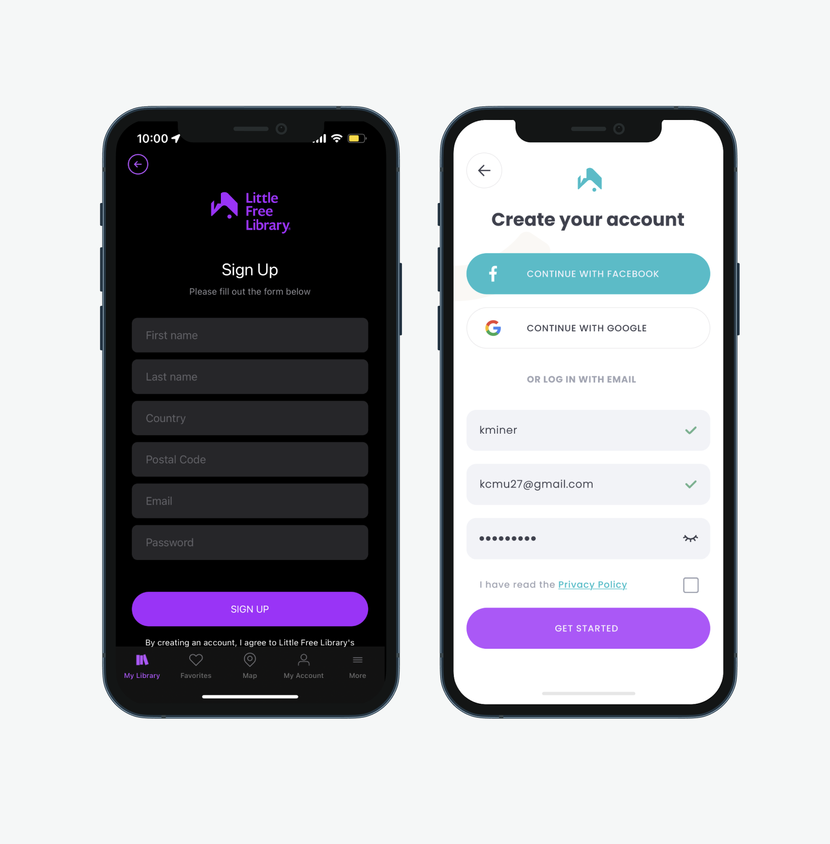 Create Your Account
