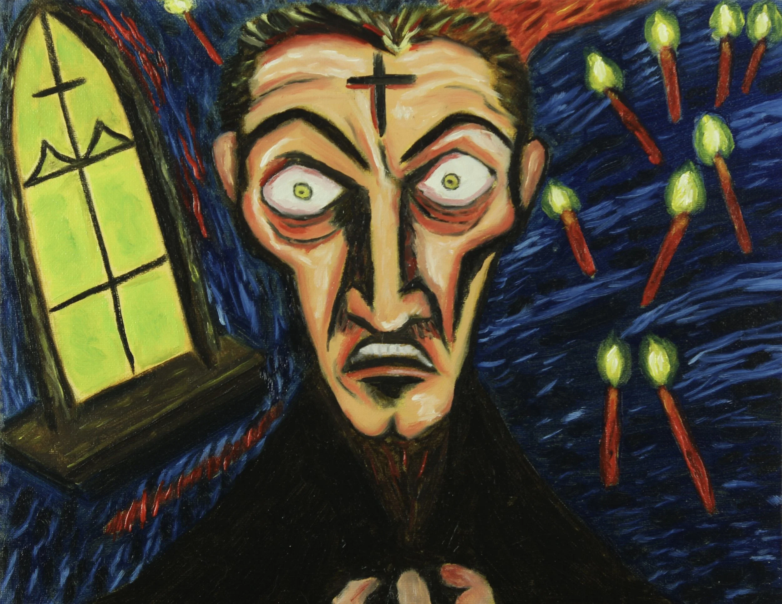 The Broken Fast, 2026, Oil on canvas board - 11 x 14 x 1/8 in.