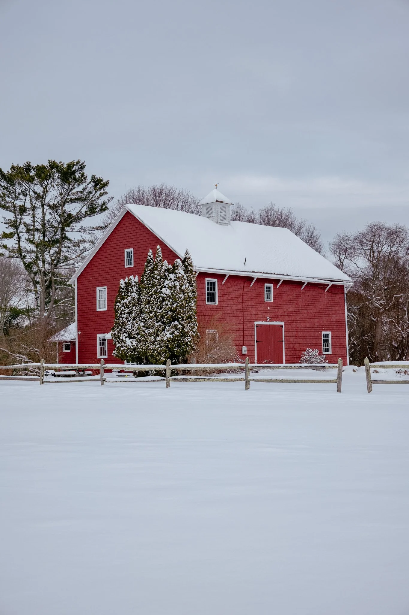 Snowy Barn