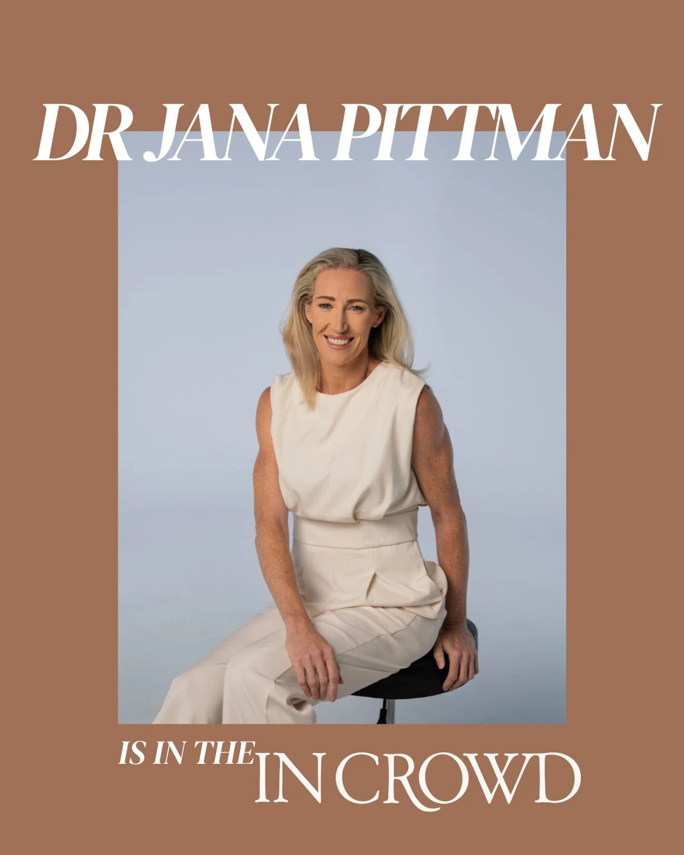From Olympic tracks to delivery rooms, Dr Jana Pittman is helping break the silence around incontinence.

In her In Crowd feature, Jana speaks candidly about leaking during elite competition, hiding symptoms throughout her athletic career, navigating