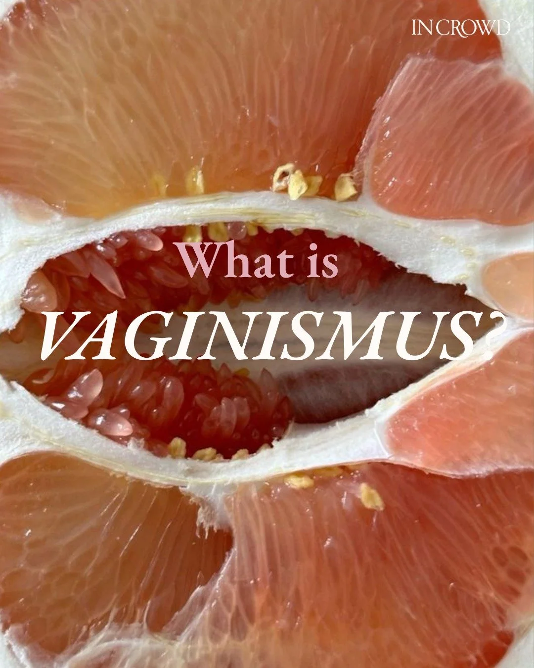 Have you ever struggled using a tampon or with painful sex? Have you heard of vaginismus?

There isn't enough research to have a reliable snapshot of how many women this impacts - but its estimated at 1 in 100 women. Vaginismus is when the muscles su