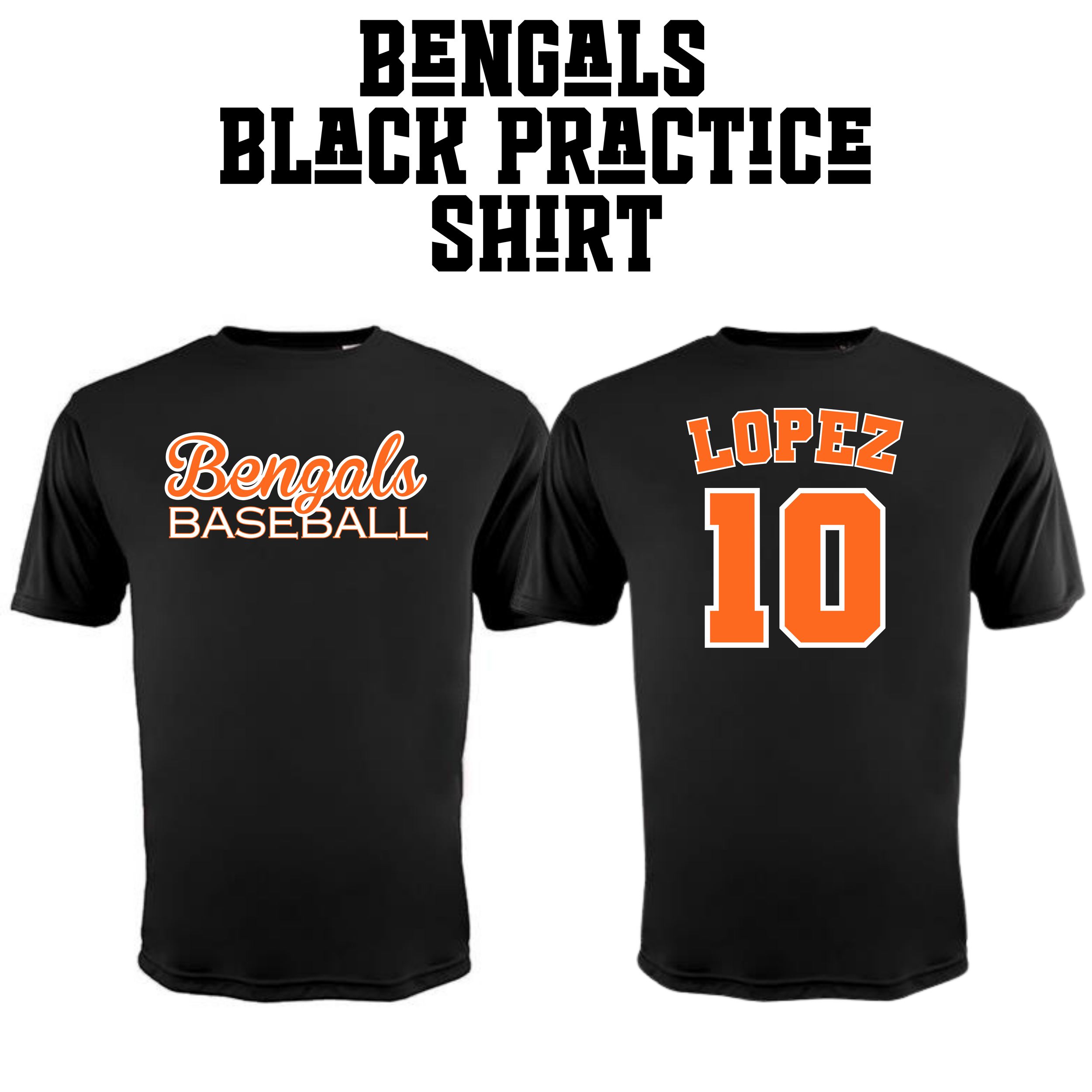 Bengals Black Shirt