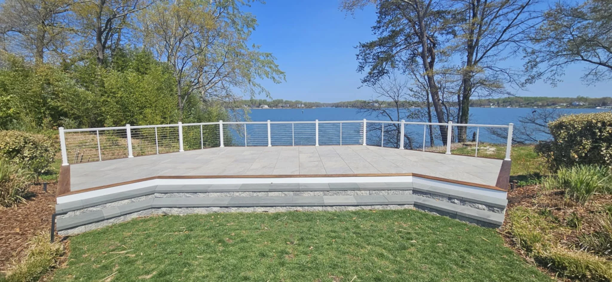 Hardscaped Outdoor Deck Space for Special Events