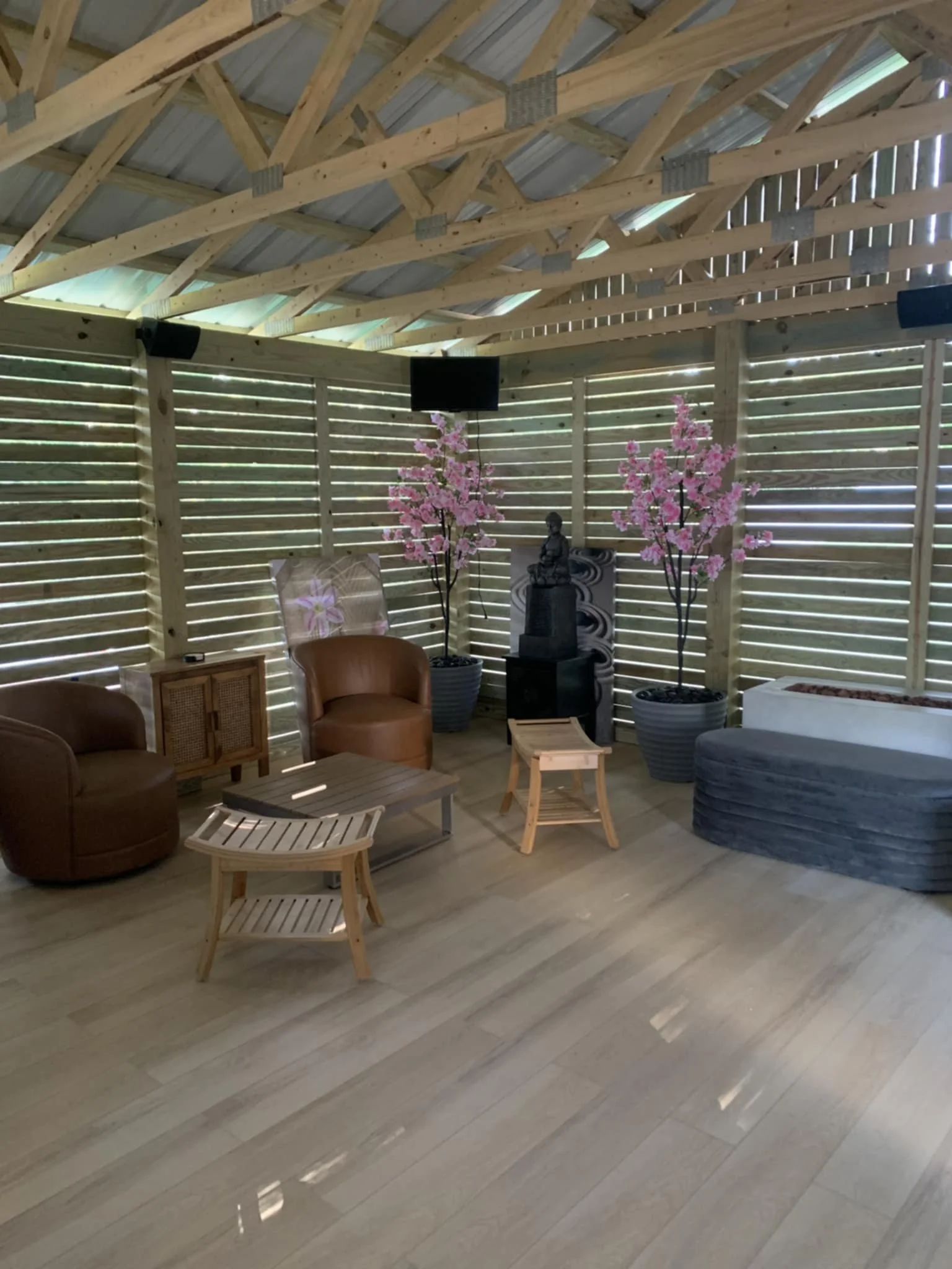 Interior view of Asian Style Garden House