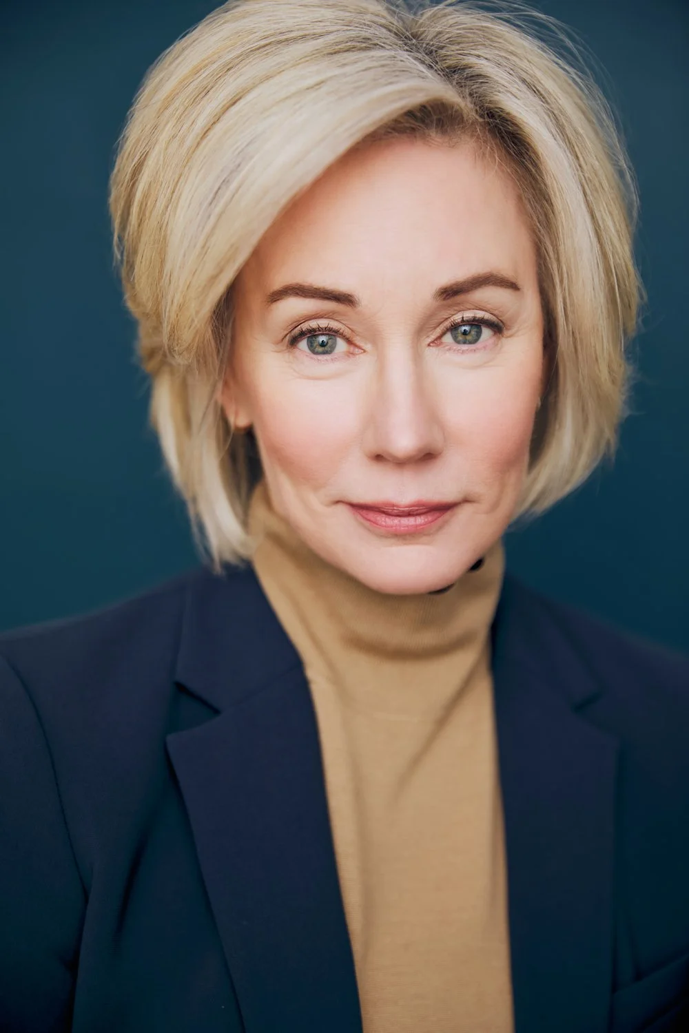 Laura Austin headshot above Media button