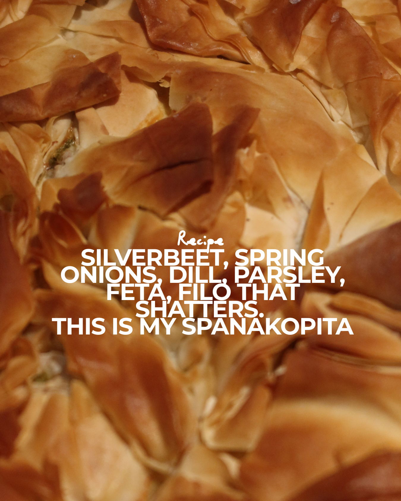 Non Traditional Spanakopita