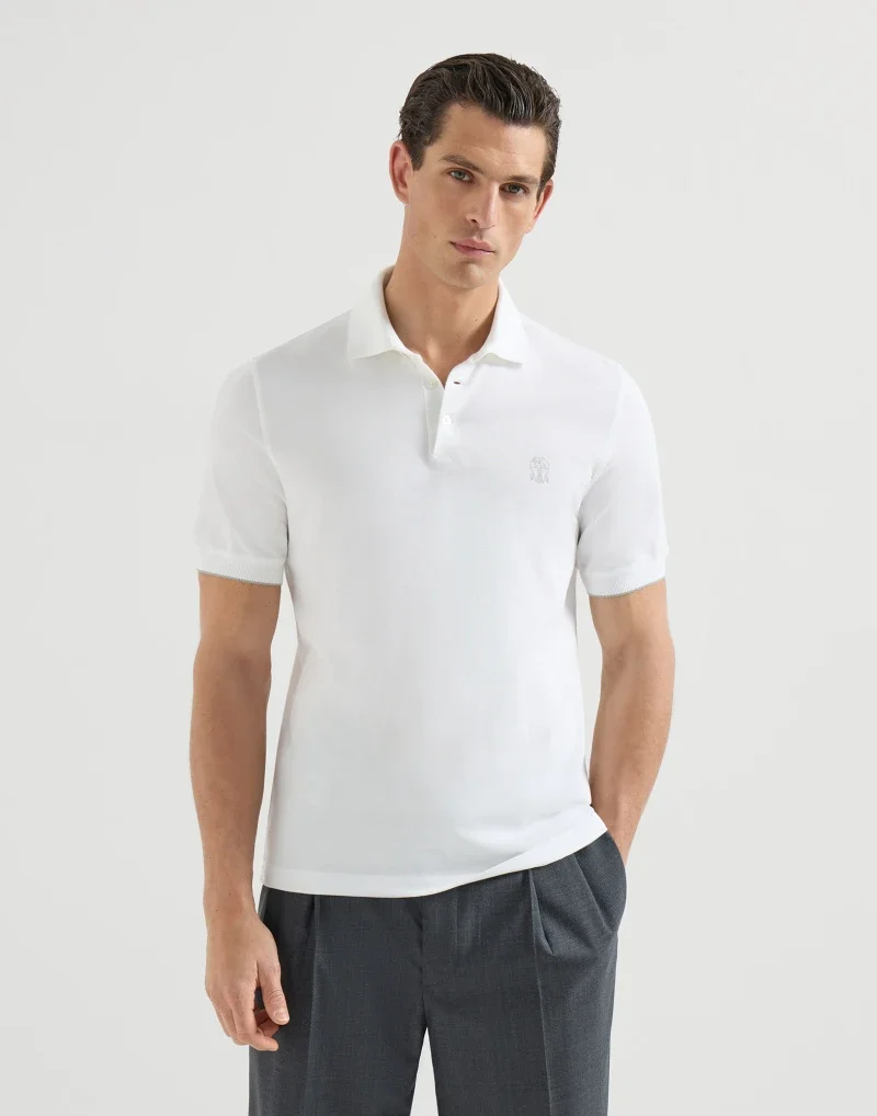 Brunello Cucinelli Pique Polo Shirt