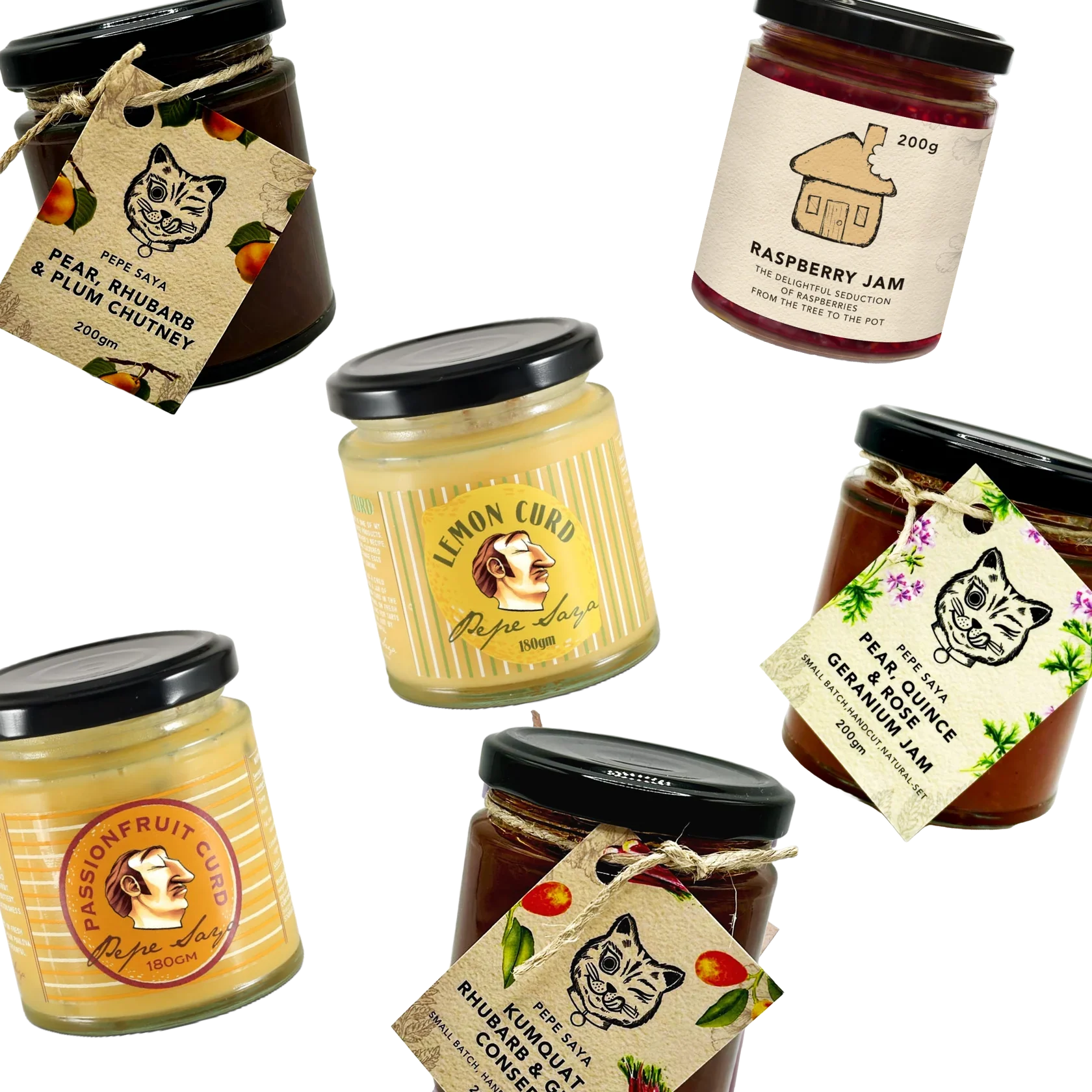 Pepe Saya Jams Marmalade Chutney Preserves