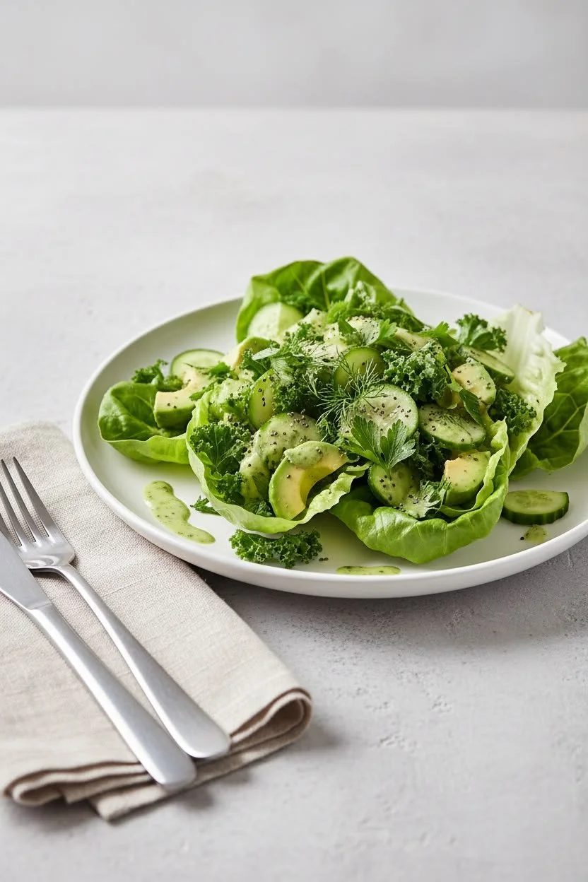 Simple Green Leaf Salad