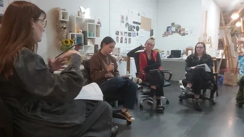 creative workshop at Level Up youth arts in creative workshops facilitation