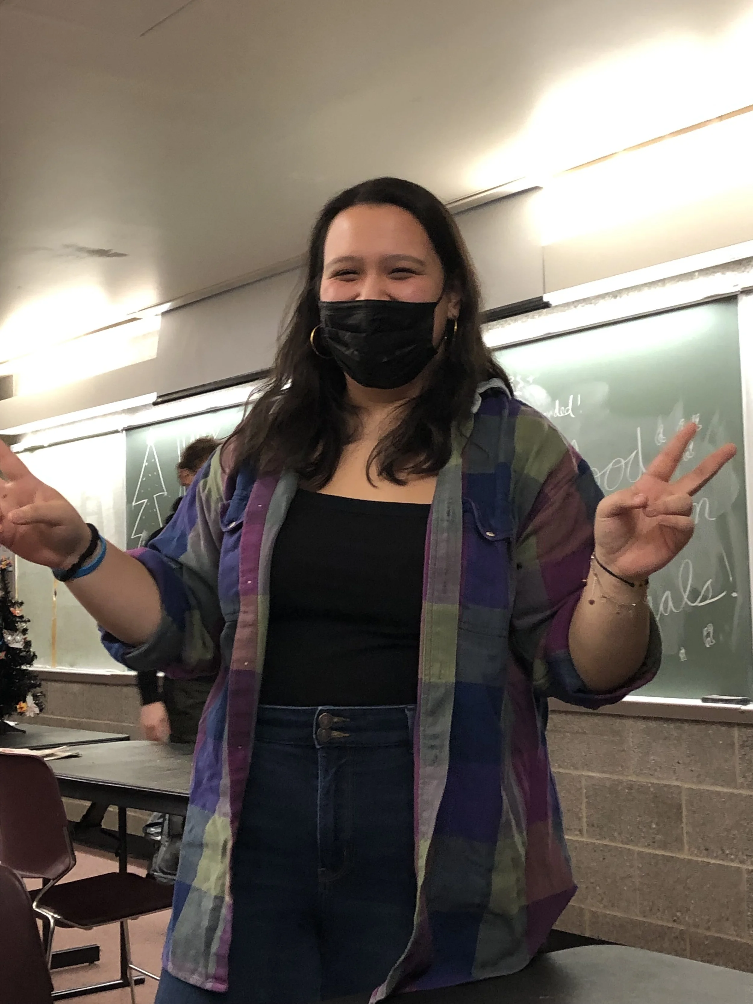 Elizabeth Arjiro in her club room by Peter Bayandin