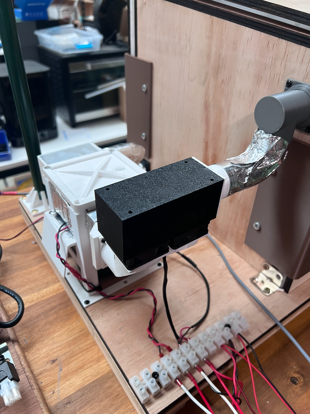 A view of the model air conditioner