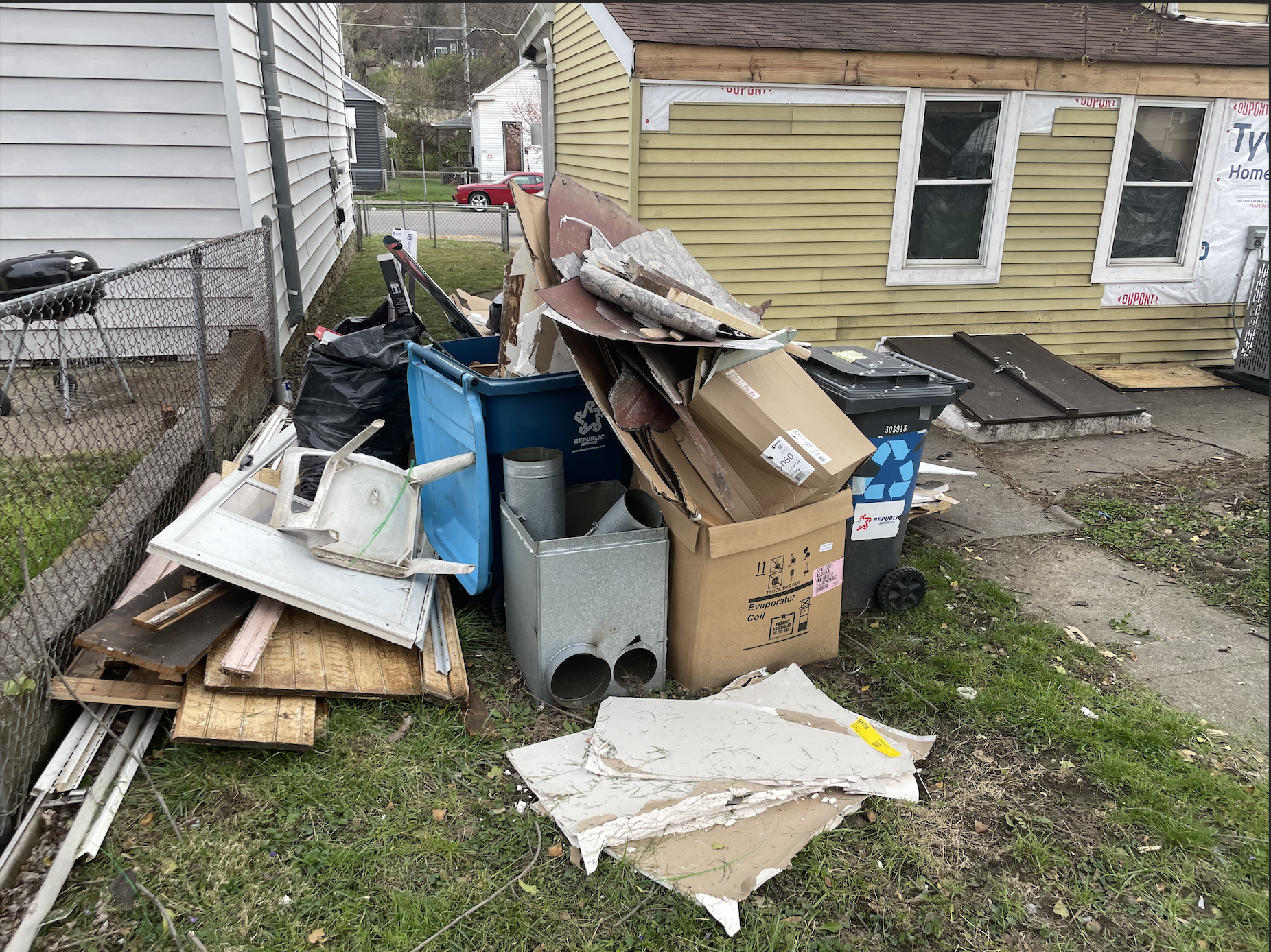 Construction debris hauling and junk removal service in Northern Kentucky