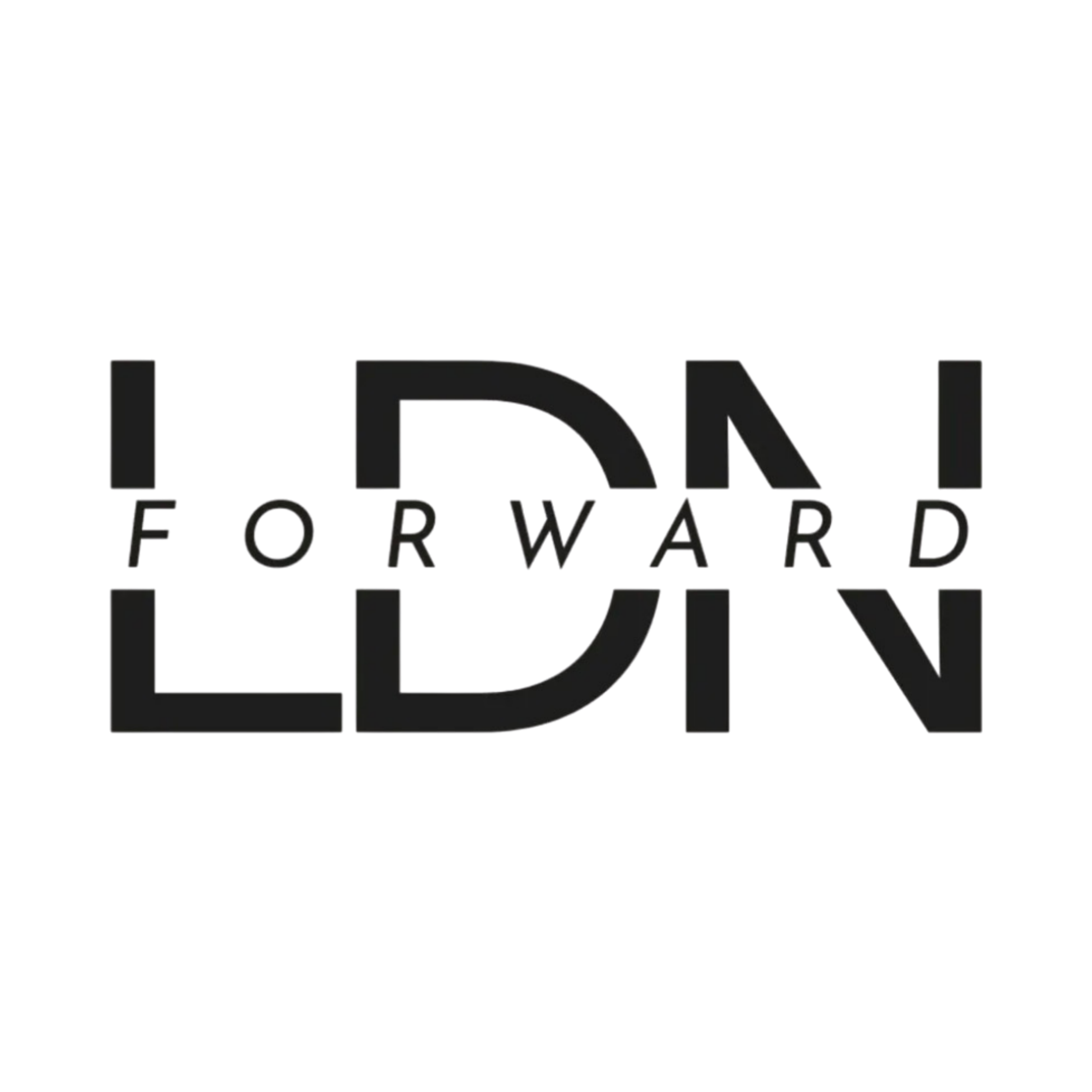 Text graphic that reads 'I'M MOVING FORWARD' with 'I'M' and 'MOVING' in smaller font and 'FORWARD' and 'ON' in larger font, arranged creatively.
