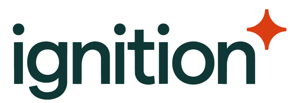 Ignition logo, a proposal and payments platform used by Rise Bookkeeping.