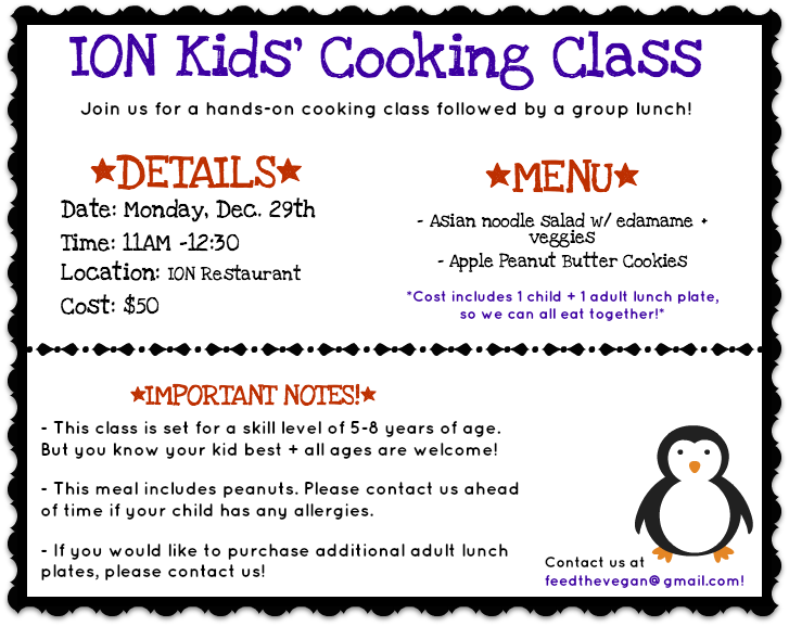 Kids' Cooking Class