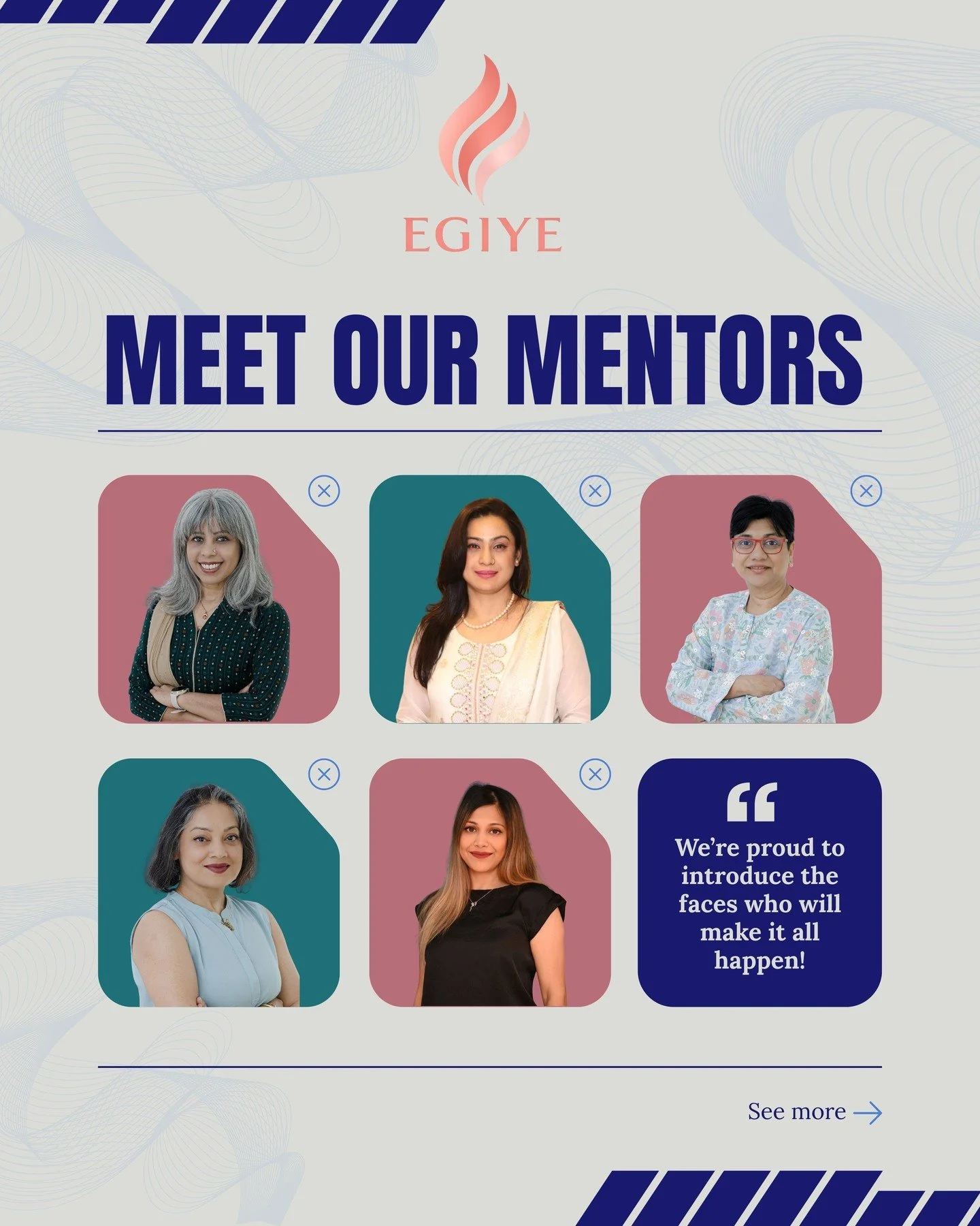Say hello to some of our EGIYE Mentors!

Trailblazers from diverse fields who have unapologetically carved out their own niche! 

#womeninleadership #womensupportingwomen #womenempowerment #Bangladeshiwomen #EGIYE