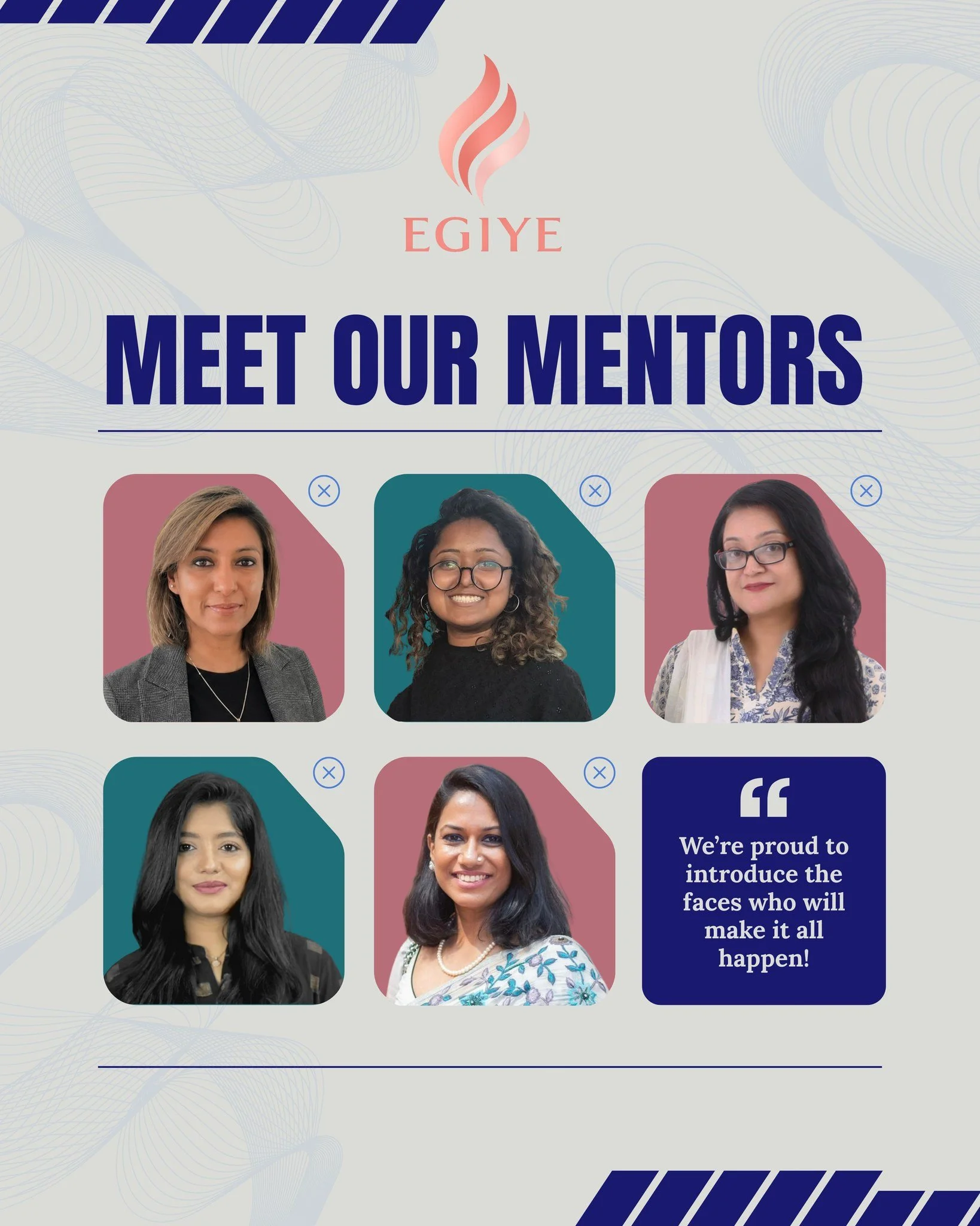 Not advice. Real guidance from women who&rsquo;ve done it.

Ready to say hello to our next set of inspiring EGIYE mentors?

Trailblazers from diverse fields who have unapologetically carved out their own niche!
Check bio for link to unlock your poten