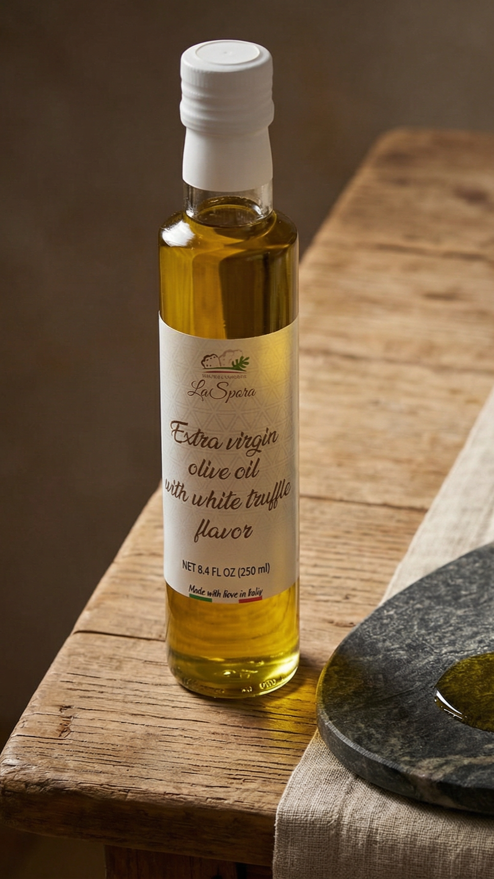 White Truffle-Flavored Extra Virgin Olive Oil 250ml