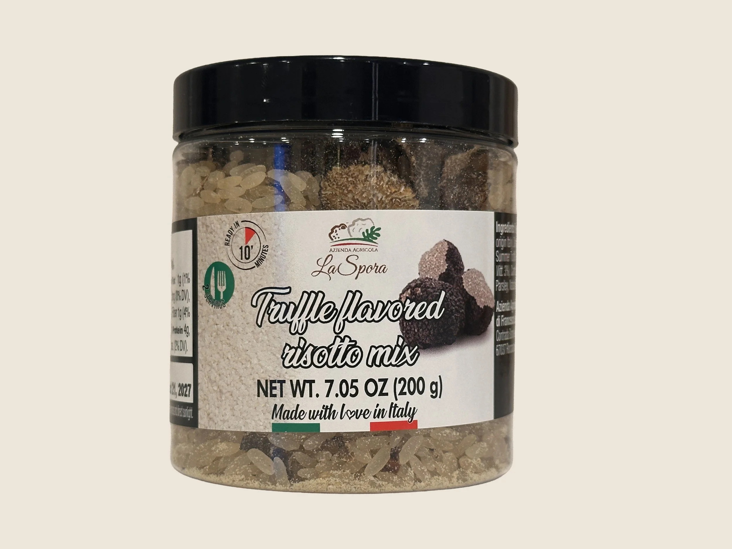 La Spora Truffle-Flavored Risotto Mix for gourmet cooking at home