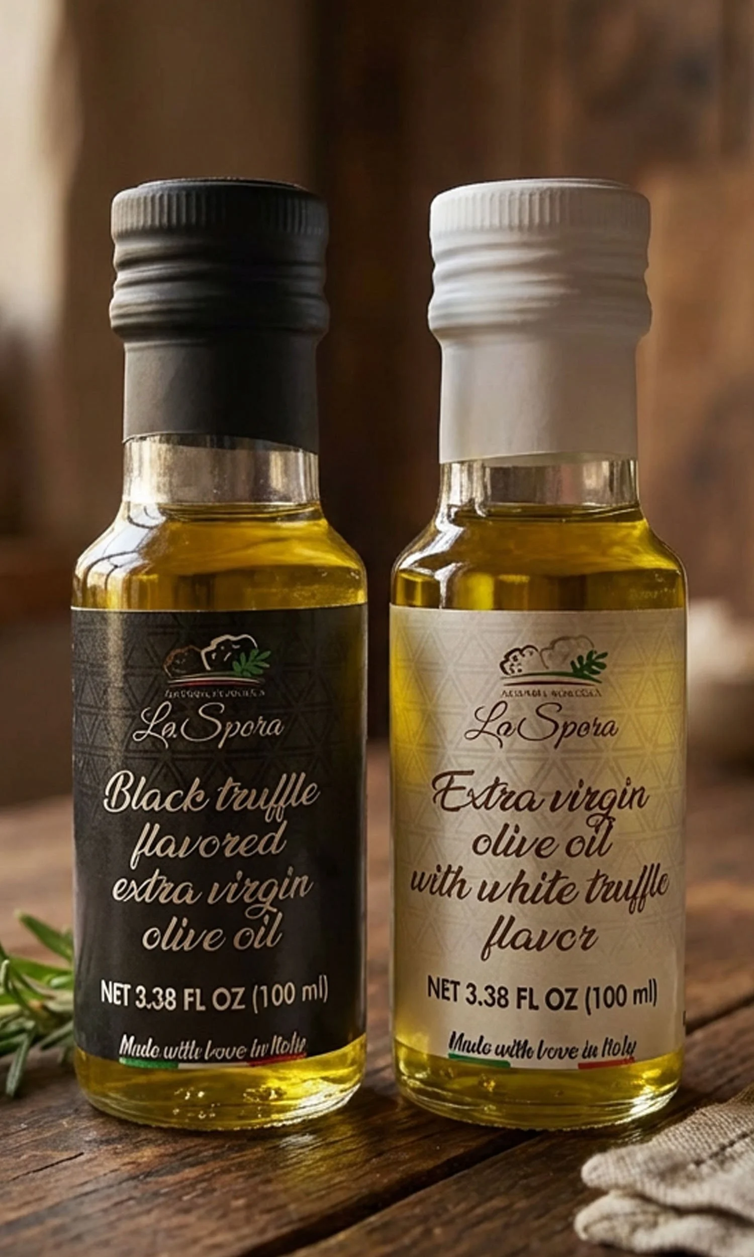 La Spora Two Truffle Oils. Endless Finishing Power
