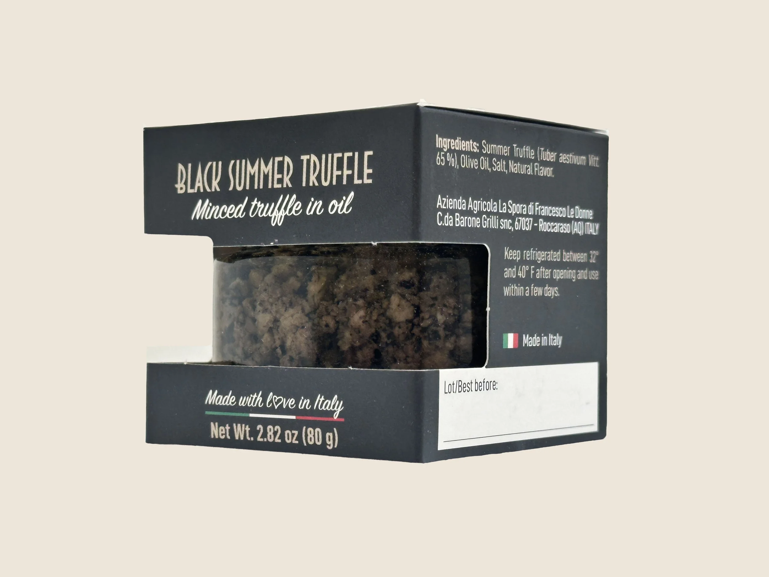 BlackSummerTruffleInOil ideal for pasta, risotto, omelets, carpacciojpg