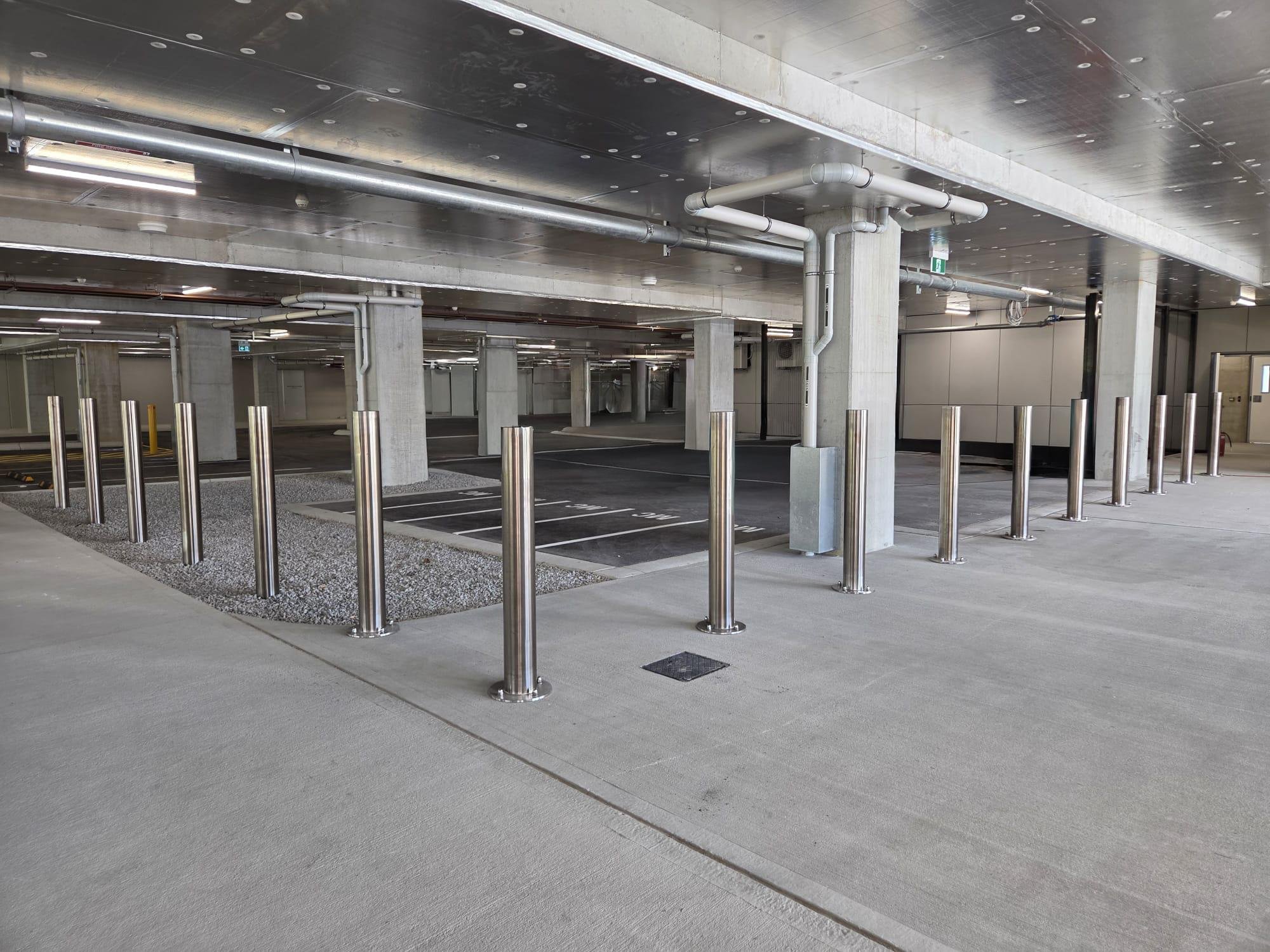 Bollards, Car Park, Wheel Stops, Line Marking