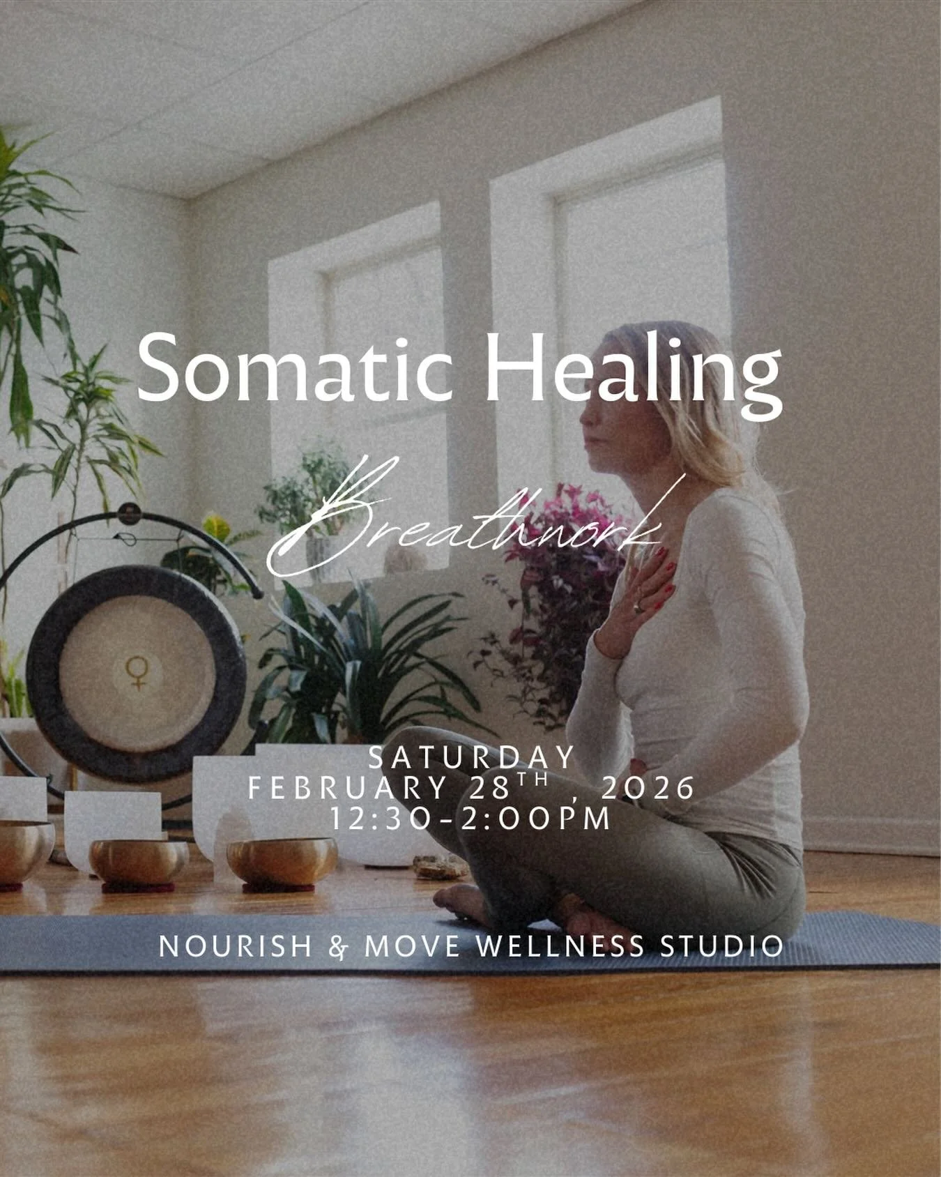 Your body remembers what your mind tries to forget. 🤍

Join us for Somatic Healing Breathwork - a deeply restorative experience designed to help you release stored tension, regulate your nervous system, and reconnect with your body&rsquo;s innate wi