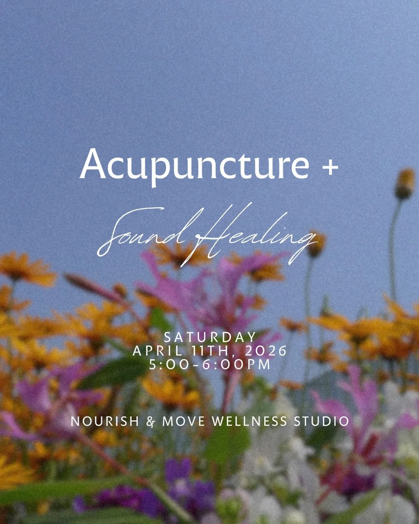 Sink into stillness and allow your body to receive 🤍

Join us for a deeply restorative Acupuncture + Sound Bath Experience with Melody Ry, OMP, MSAOM, Dipl. OM &amp; Jane Alexander. This is where gentle needle therapy meets the healing resonance of 
