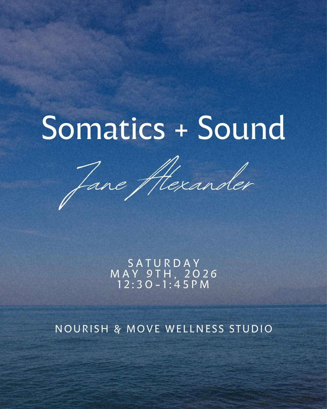 Join us for an afternoon of deep restoration and inner listening. ✨

In Somatics + Sound, @tanatarahealing will guide you through gentle somatic movement designed to release stored tension in the body, followed by an immersive sound experience that i