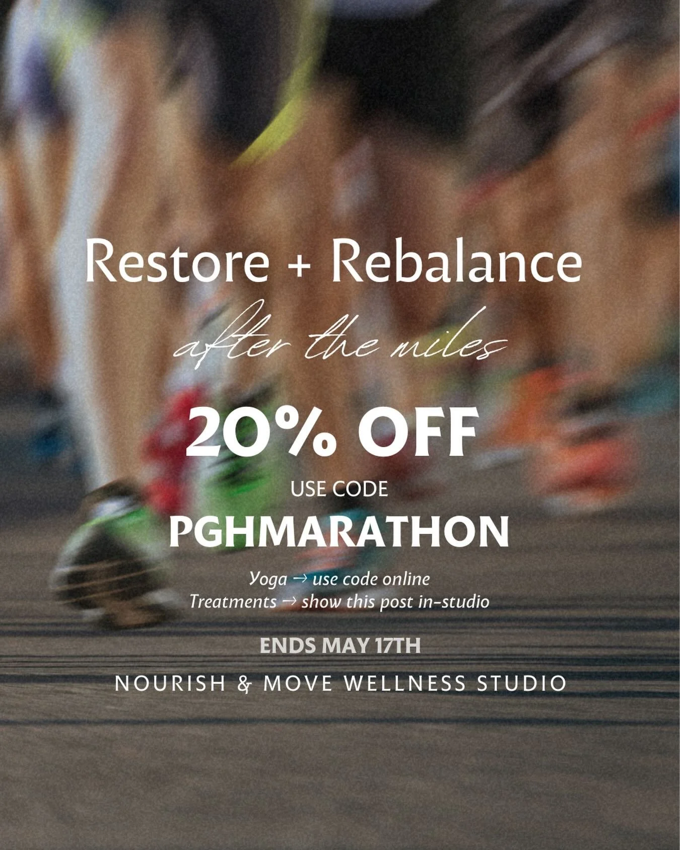 You showed up.
You pushed through.
You ran the miles. 🏃&zwj;♀️

Now it&rsquo;s time to give back to your body.

Whether you&rsquo;re feeling tight, depleted, or just ready to slow down, your recovery matters just as much as your training.

We&rsquo;