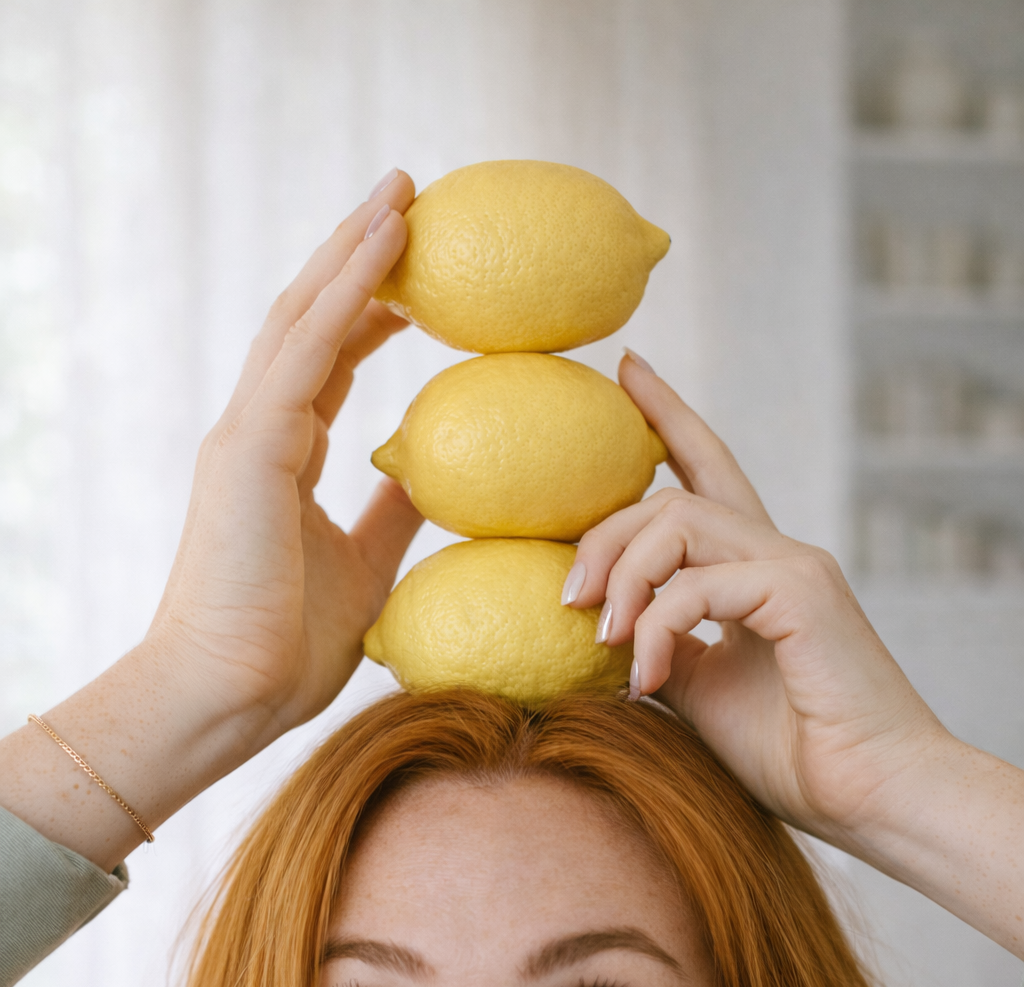 Playful image representing balance, stress, and lifestyle factors that influence hormone health and metabolism