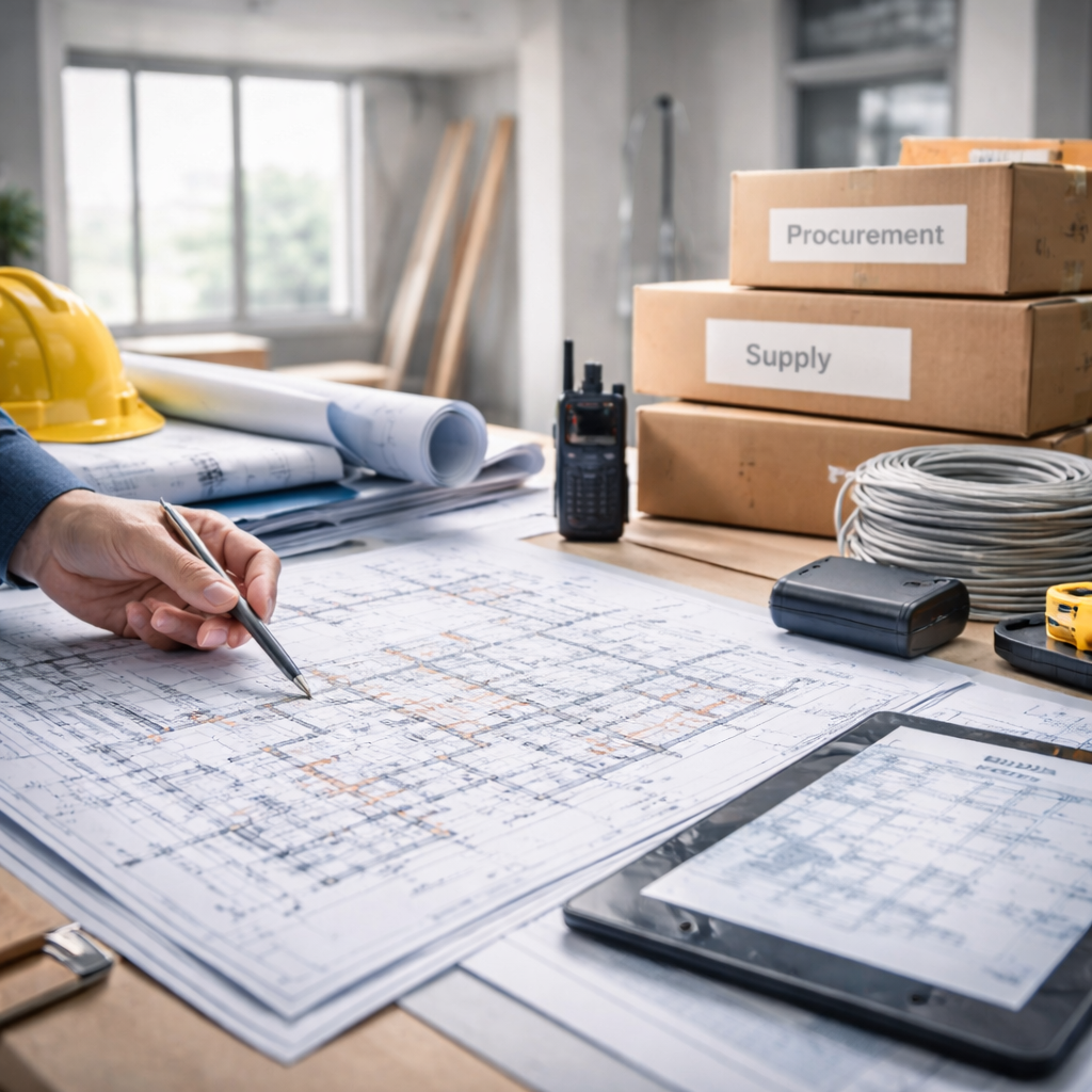 Layanan project dan procurement untuk renovasi, pengadaan non-IT, dan kebutuhan operasional bisnis.