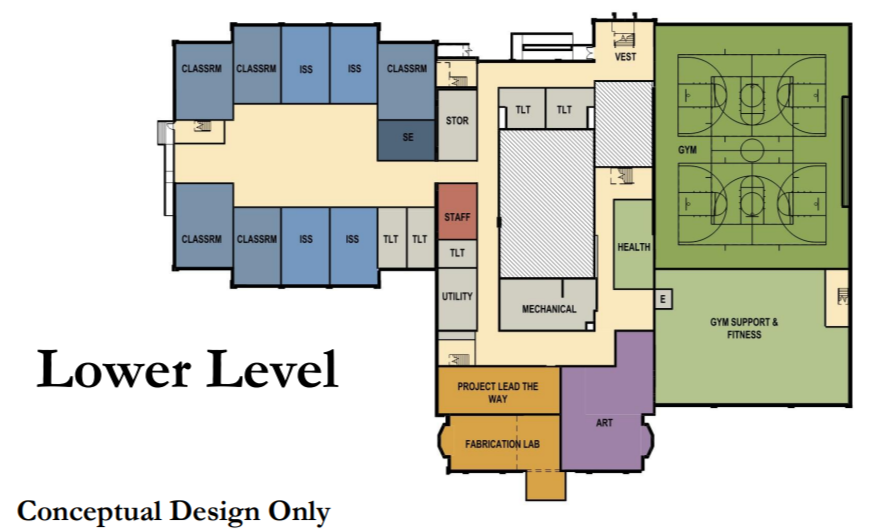 MS Lower Level floorplan