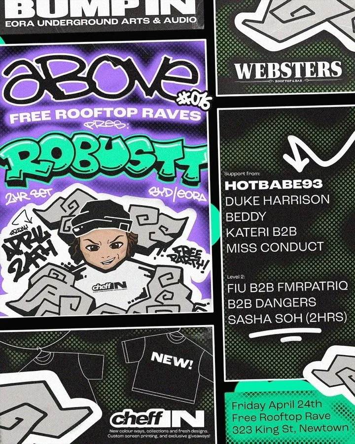 PRESENTING: @robustt_ ‼️📣 

We hope you&rsquo;ve all had a good long weekend, finishing with even better news! 🗞️ 

We&rsquo;re bringing @robustt_ back to the rooftop as our headliner for this months free rooftop rave for an exclusive Sydney show o