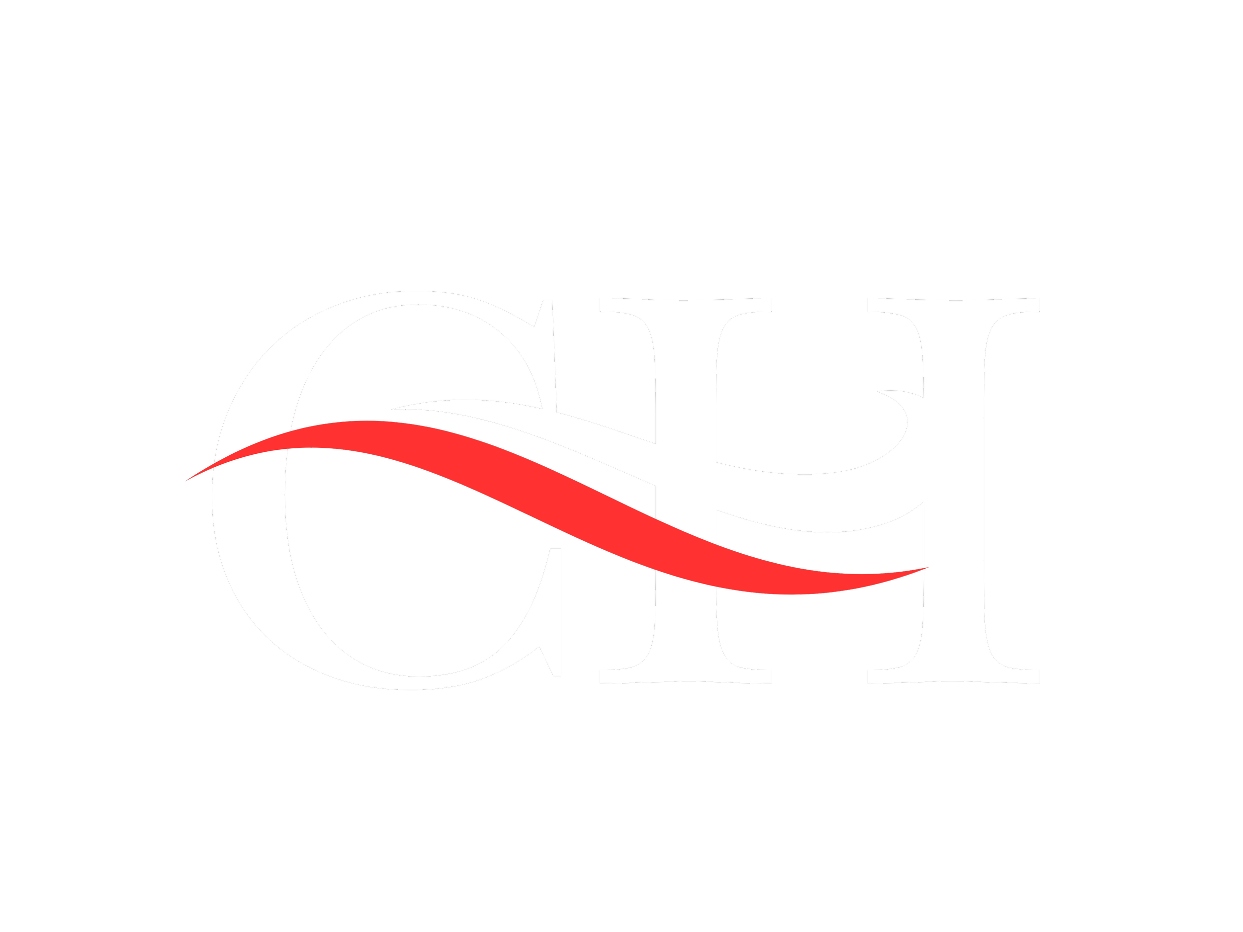 Logo with the letters 'C' and 'H' in white and a red swoosh on a black background.
